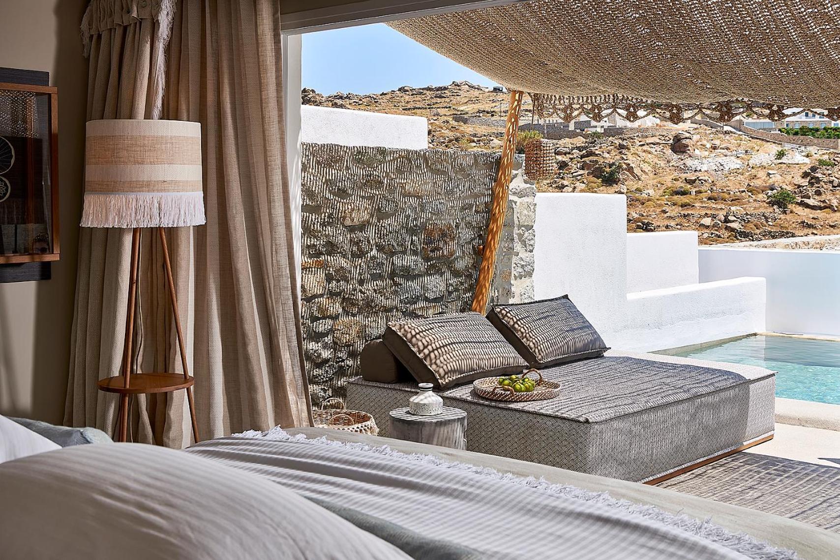 パラディウム ホテル プラティス・ヤロス 部屋 写真 Suite at Mykonos Villa